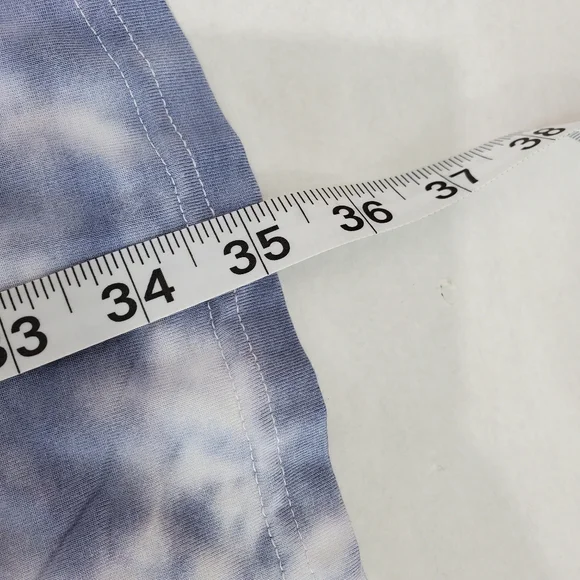 T&S by Thread & Supply Women's Hand Tie- Dyed Sleeveless Dress Purple Rain SZ M - Picture 7 of 7